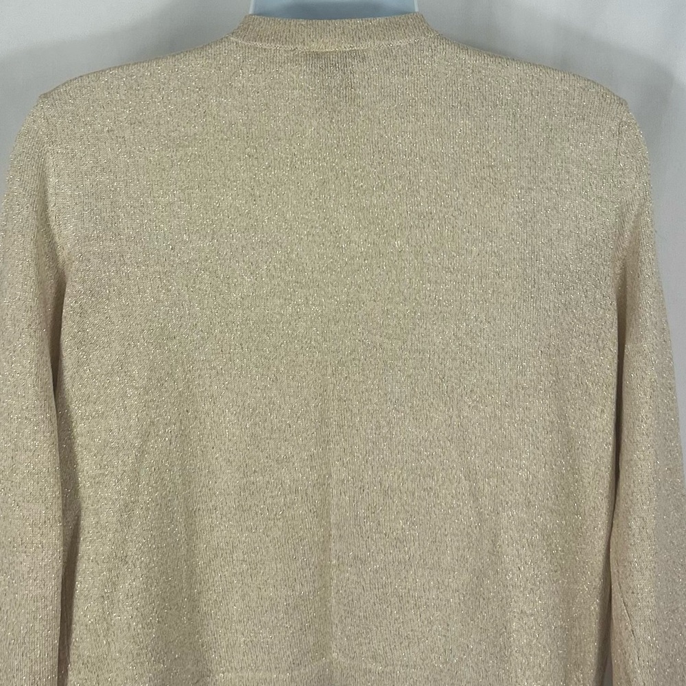 Ann Taylor Silk/Cotton jewel button cropped cardigan sweater S - Picture 9 of 9